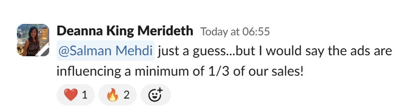 Slack message screenshot 24