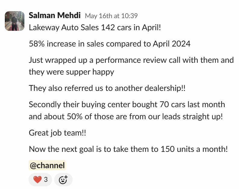 Slack message screenshot 17