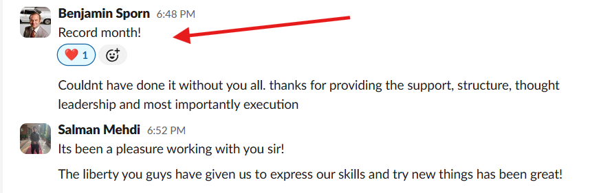 Slack message screenshot 19