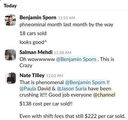 Slack message screenshot 5