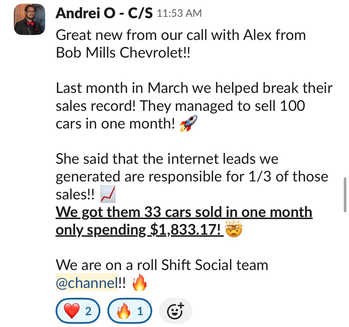 Slack message screenshot 3