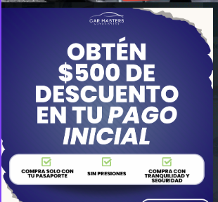SPANISH dealership ad — $500 De Descuento