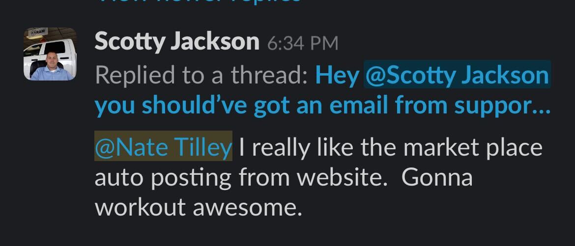Slack message screenshot 15